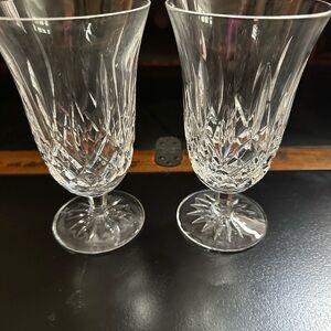 Waterford crystal Lismore stamped iced tea glass, 
2 available. Never used